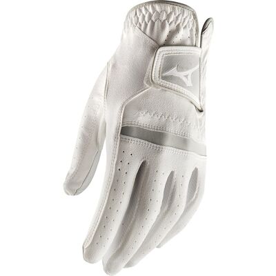 Guante de Golf Mizuno Comp - Blanco LH Damas - Rendimiento en todo clima Guante de Golf Mizuno Comp - Blanco LH Damas - Rendimiento en todo clima