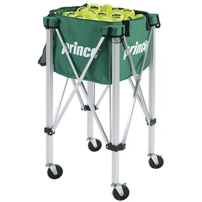 Cesta de Pelotas de Tenis con Ruedas - Adultos - Verde - Prince Cesta de Pelotas de Tenis con Ruedas - Adultos - Verde - Prince
