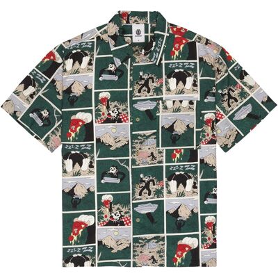 Element Camisa de hombre Regular Sb Printed . Verde Element Camisa de hombre Regular Sb Printed . Verde