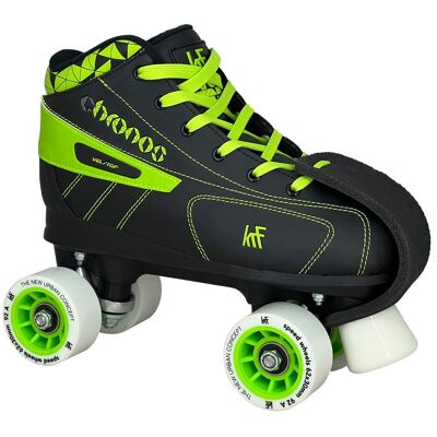KRF Patines en Paralelo unisex Quad Hockey Chronos Vel-Top The New Urban Concept. (39) Negro KRF Patines en Paralelo unisex Quad Hockey Chronos Vel-Top The New Urban Concept. (39) Negro