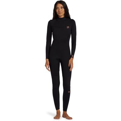 Billabong Traje de surf de mujer 5-4mm Foil . (XL) Negro / Rosa Billabong Traje de surf de mujer 5-4mm Foil . (XL) Negro / Rosa