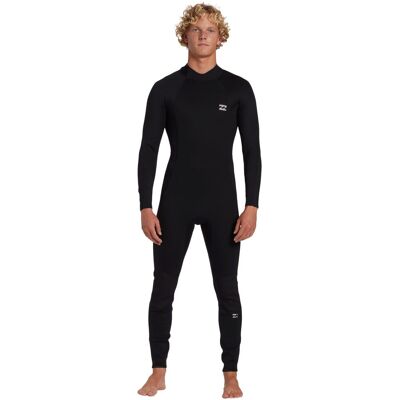 Billabong Traje de surf de hombre 4-3mm Foil . (S) Negro Billabong Traje de surf de hombre 4-3mm Foil . (S) Negro