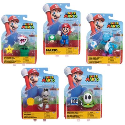 Jakks Pacific Surtido de figuras articuladas 10 cm Super Mario, Serie 40 . Jakks Pacific Surtido de figuras articuladas 10 cm Super Mario, Serie 40 .