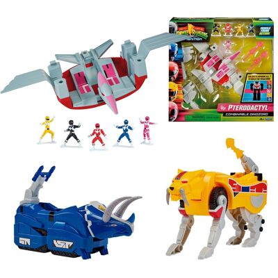 Bizak Vehículos Power Ranger Dinozords combinable 3 modelos surtidos . Bizak Vehículos Power Ranger Dinozords combinable 3 modelos surtidos .