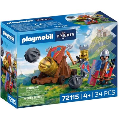 Playmobil Cañón de fuego de Caballeros León Knights. Playmobil Cañón de fuego de Caballeros León Knights.
