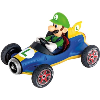 Carrera Coche Mario Kart Mach 8, Luigi radiocontrol. Carrera Coche Mario Kart Mach 8, Luigi radiocontrol.