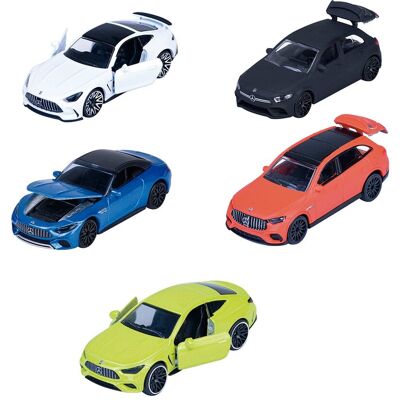 Majorette Set de 5 coches de metal Mercedes AMG . Majorette Set de 5 coches de metal Mercedes AMG .