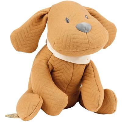 Nattou Peluche jacquard perrito Charlie caramelo. Caramelo Nattou Peluche jacquard perrito Charlie caramelo. Caramelo