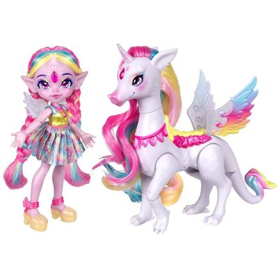 Famosa Muñeca Pixlings Doll con Pony . Famosa Muñeca Pixlings Doll con Pony .