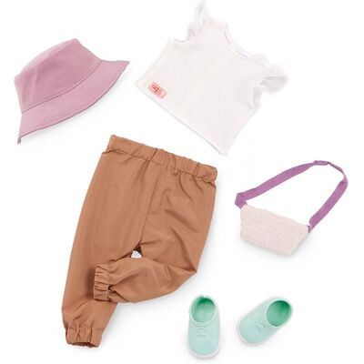 Our Generation Ropa de muñeca Outfit Sombrero y pantalones cargo . Our Generation Ropa de muñeca Outfit Sombrero y pantalones cargo .