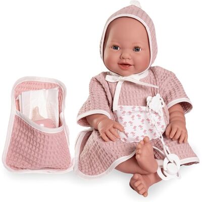 Muñecas Antonio Juan Muñeco bebé Recién Nacida Mia hace pipí con capita de baño Muñecos Antonio Juan. Muñecas Antonio Juan Muñeco bebé Recién Nacida Mia hace pipí con capita de baño Muñecos Antonio Juan.