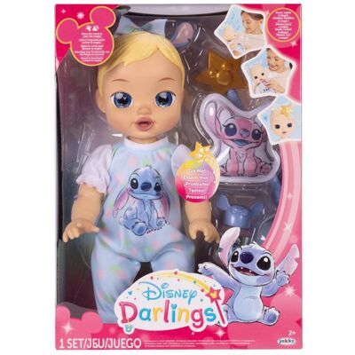 Disney Muñeca Bebé Stitch con funciones interactivas y accesorios incluidos . Disney Muñeca Bebé Stitch con funciones interactivas y accesorios incluidos .