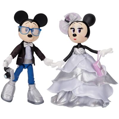 Jakks Pacific Set especial de Regalo con 2 Muñecas: Minnie & Mickey 25 cm Disney 100 Aniversario . Jakks Pacific Set especial de Regalo con 2 Muñecas: Minnie & Mickey 25 cm Disney 100 Aniversario .