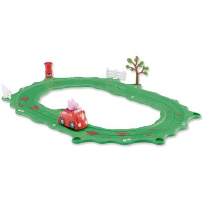Bandai Circuito cochecito rojo Peppa Pig . Bandai Circuito cochecito rojo Peppa Pig .
