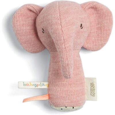 Mamas & Papas Mamas & Papas - Sonajero Cri-Cri Mamas&Papas elefante colección Babyplay. (12.5 X 11.5 X 7 Cm) Rosa antiguo Mamas & Papas Mamas & Papas - Sonajero Cri-Cri Mamas&Papas elefante colección Babyplay. (12.5 X 11.5 X 7 Cm) Rosa antiguo