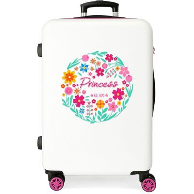 Movom Maleta mediana Roll Road Little Me Princess rígida 68cm con capacidad de 70L. Multicolor Movom Maleta mediana Roll Road Little Me Princess rígida 68cm con capacidad de 70L. Multicolor