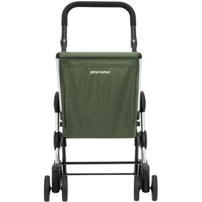 Playmarket Carro de la compra plegable We Go . Verde Oliva Playmarket Carro de la compra plegable We Go . Verde Oliva