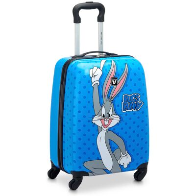 Roncato Maleta de Cabina LOONEY TUNES DLX rígida con capacidad 36L dimensiones 50x36x22cm. Celeste Roncato Maleta de Cabina LOONEY TUNES DLX rígida con capacidad 36L dimensiones 50x36x22cm. Celeste