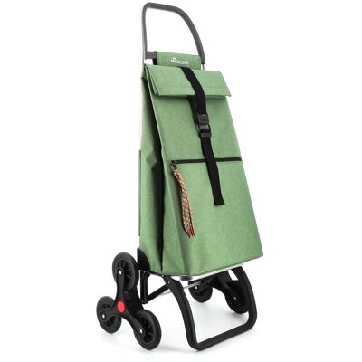 Rolser Carro de la Compra Big Tweed 6 Ruedas Sube Escaleras . Verde Rolser Carro de la Compra Big Tweed 6 Ruedas Sube Escaleras . Verde