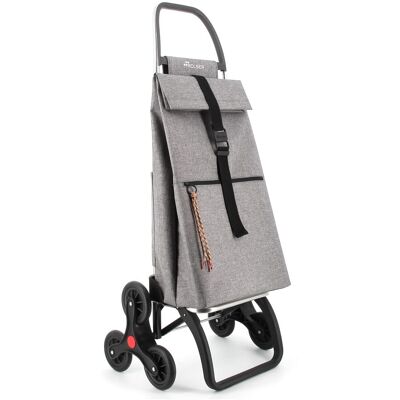 Rolser Carro de la Compra Big Tweed 6 Ruedas Sube Escaleras . Gris Rolser Carro de la Compra Big Tweed 6 Ruedas Sube Escaleras . Gris
