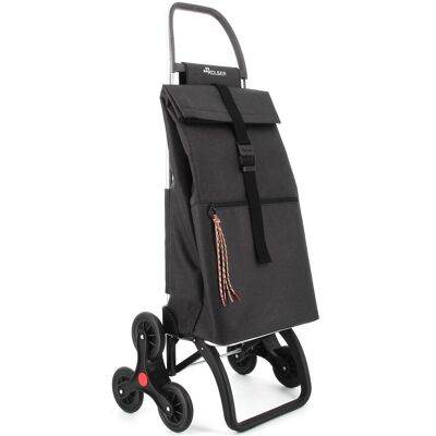 Rolser Carro de la Compra Big Tweed 6 Ruedas Sube Escaleras . Negro Rolser Carro de la Compra Big Tweed 6 Ruedas Sube Escaleras . Negro