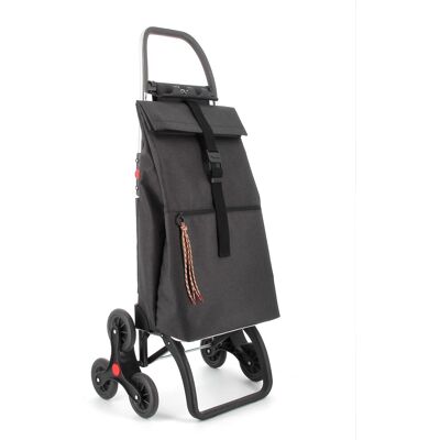 Rolser Carro de la Compra Big Tweed 6 Ruedas Sube Escaleras Plegable . Negro Rolser Carro de la Compra Big Tweed 6 Ruedas Sube Escaleras Plegable . Negro