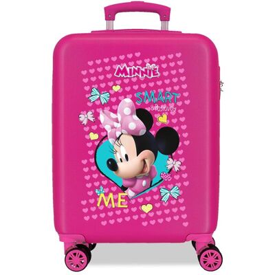 Disney Maleta de cabina Minnie Stickers rígida 55cm rígida con capacidad de 32L. Rosa chicle Disney Maleta de cabina Minnie Stickers rígida 55cm rígida con capacidad de 32L. Rosa chicle