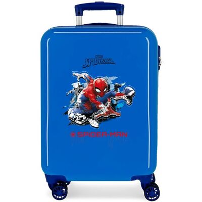 Personajes Maleta de cabina infantil Spiderman Geo rígida con capacidad de 34L. Azul Personajes Maleta de cabina infantil Spiderman Geo rígida con capacidad de 34L. Azul