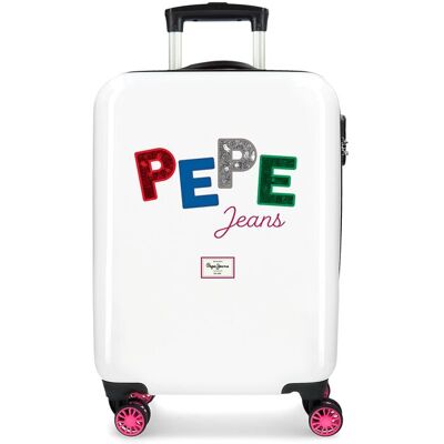 Pepe Jeans Maleta de cabina de niña kim rígida con capacidad de 34l. Multicolor Pepe Jeans Maleta de cabina de niña kim rígida con capacidad de 34l. Multicolor