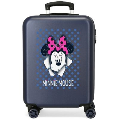 Disney Maleta de cabina infantil Minnie rígida Sunny Day rígida con capacidad de 35L. Azul marino Disney Maleta de cabina infantil Minnie rígida Sunny Day rígida con capacidad de 35L. Azul marino