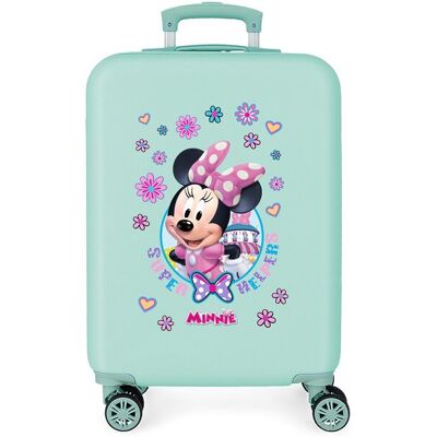Disney Maleta de cabina infantil Minnie Happy helpers rígida con capacidad de 35L. Azul claro Disney Maleta de cabina infantil Minnie Happy helpers rígida con capacidad de 35L. Azul claro