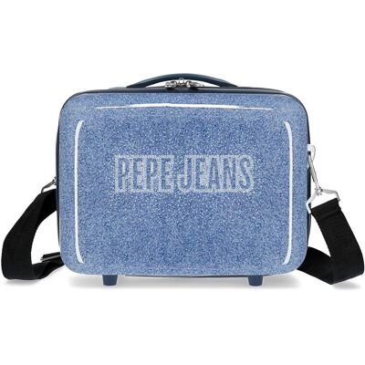 Pepe Jeans Neceser adaptable a trolley Digital rígido con capacidad de 9L. Azul Pepe Jeans Neceser adaptable a trolley Digital rígido con capacidad de 9L. Azul