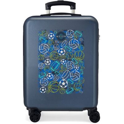 Movom Maleta de cabina Balls rígida con capacidad de 35L. Azul oscuro Movom Maleta de cabina Balls rígida con capacidad de 35L. Azul oscuro