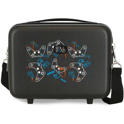 Movom Neceser ABS Gamers rígido adaptable a trolley con capacidad de 9L. Negro Movom Neceser ABS Gamers rígido adaptable a trolley con capacidad de 9L. Negro