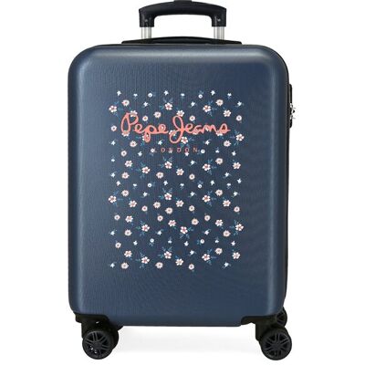 Pepe Jeans Maleta de cabina Leslie rígida con capacidad de 35L. Azul marino Pepe Jeans Maleta de cabina Leslie rígida con capacidad de 35L. Azul marino