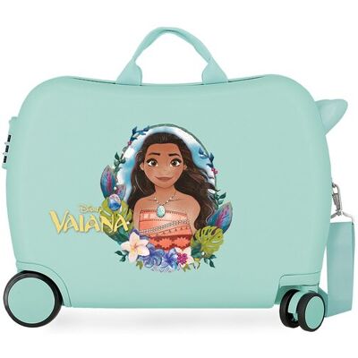 Disney Maleta de cabina infantil Vaiana rígida con capacidad de 34L. Azul claro Disney Maleta de cabina infantil Vaiana rígida con capacidad de 34L. Azul claro