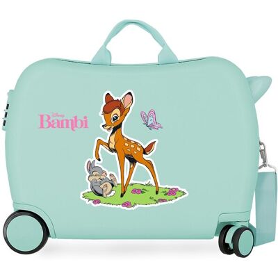 Disney Maleta infantil 2 ruedas multidireccionales Bambi. Azul Disney Maleta infantil 2 ruedas multidireccionales Bambi. Azul