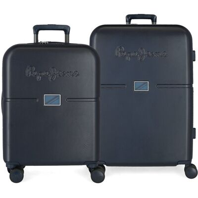 Pepe Jeans Juego de maletas (cabina y mediana) Accent rígidas con capacidad de 116L. Gris Pepe Jeans Juego de maletas (cabina y mediana) Accent rígidas con capacidad de 116L. Gris