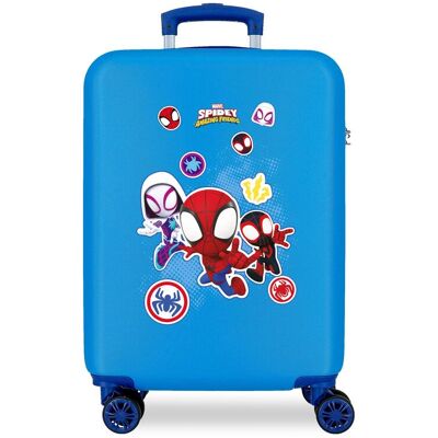 Personajes Maleta de cabina 55cm marvel go webs go spidey abs con capacidad de 41,8l. Azul Personajes Maleta de cabina 55cm marvel go webs go spidey abs con capacidad de 41,8l. Azul