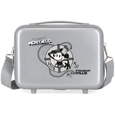 Disney Neceser Mickey steamboad rígido con capacidad de 9 L. Gris Disney Neceser Mickey steamboad rígido con capacidad de 9 L. Gris