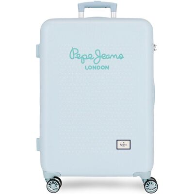 Pepe Jeans Maleta mediana dalma con capacidad de 56l. Azul Pepe Jeans Maleta mediana dalma con capacidad de 56l. Azul