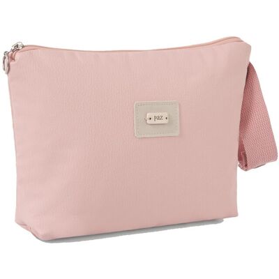 PAZ Rodríguez Neceser grande colección Momo. Rosa Colorete PAZ Rodríguez Neceser grande colección Momo. Rosa Colorete