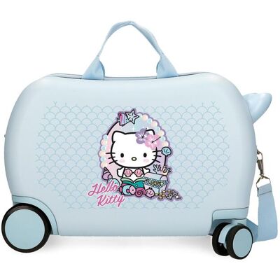 Personajes Maleta infantil Hello kitty Mermaid kitty rígida con capacidad 24L. Azul claro Personajes Maleta infantil Hello kitty Mermaid kitty rígida con capacidad 24L. Azul claro