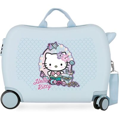 Personajes Maleta infantil Hello kitty Mermaid kitty rígida con capacidad 34L. Azul claro Personajes Maleta infantil Hello kitty Mermaid kitty rígida con capacidad 34L. Azul claro