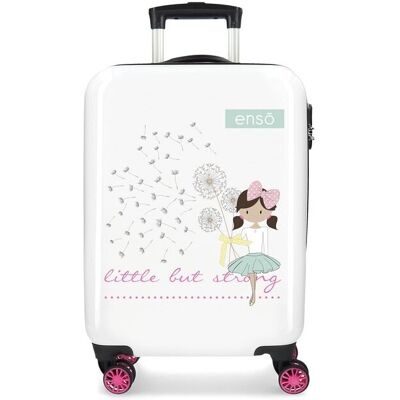 Enso Maleta de cabina Fantasy Little rígida blanca con capacidad 32L. Blanco Enso Maleta de cabina Fantasy Little rígida blanca con capacidad 32L. Blanco