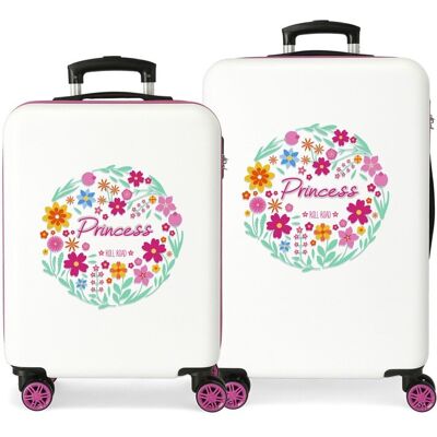 Movom Juego de Maletas (cabina y mediana) Roll Road Little Me Princess rígidas 55-68cm con capacidad de 104L. Multicolor Movom Juego de Maletas (cabina y mediana) Roll Road Little Me Princess rígidas 55-68cm con capacidad de 104L. Multicolor