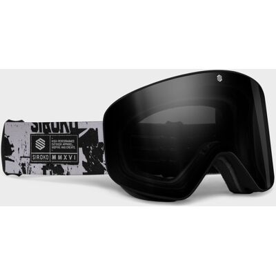 Siroko Gafas de sol para esquí-snow GX Rock . (Única) Negro Siroko Gafas de sol para esquí-snow GX Rock . (Única) Negro