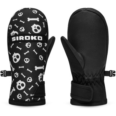 Siroko Manoplas térmicas esquí niños Spook . (6 años) Negro Siroko Manoplas térmicas esquí niños Spook . (6 años) Negro