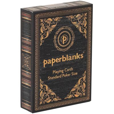 Paperblanks Juego de naipes Ónix con 54 cartas de póker. Paperblanks Juego de naipes Ónix con 54 cartas de póker.