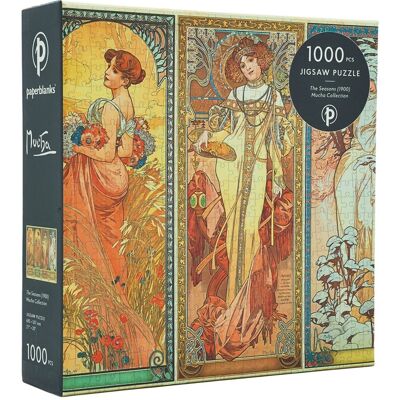 Paperblanks Puzle Las estaciones (1900) de 1.000 piezas. Paperblanks Puzle Las estaciones (1900) de 1.000 piezas.
